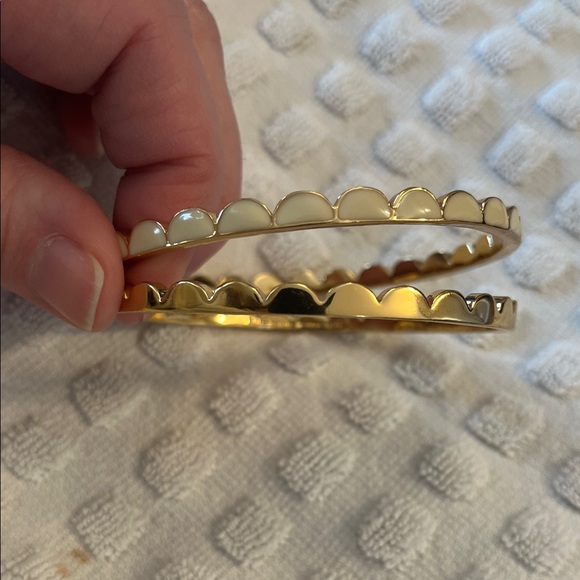 Kate Spade Gold and White Scallop Bracelet - Picture 2 of 2